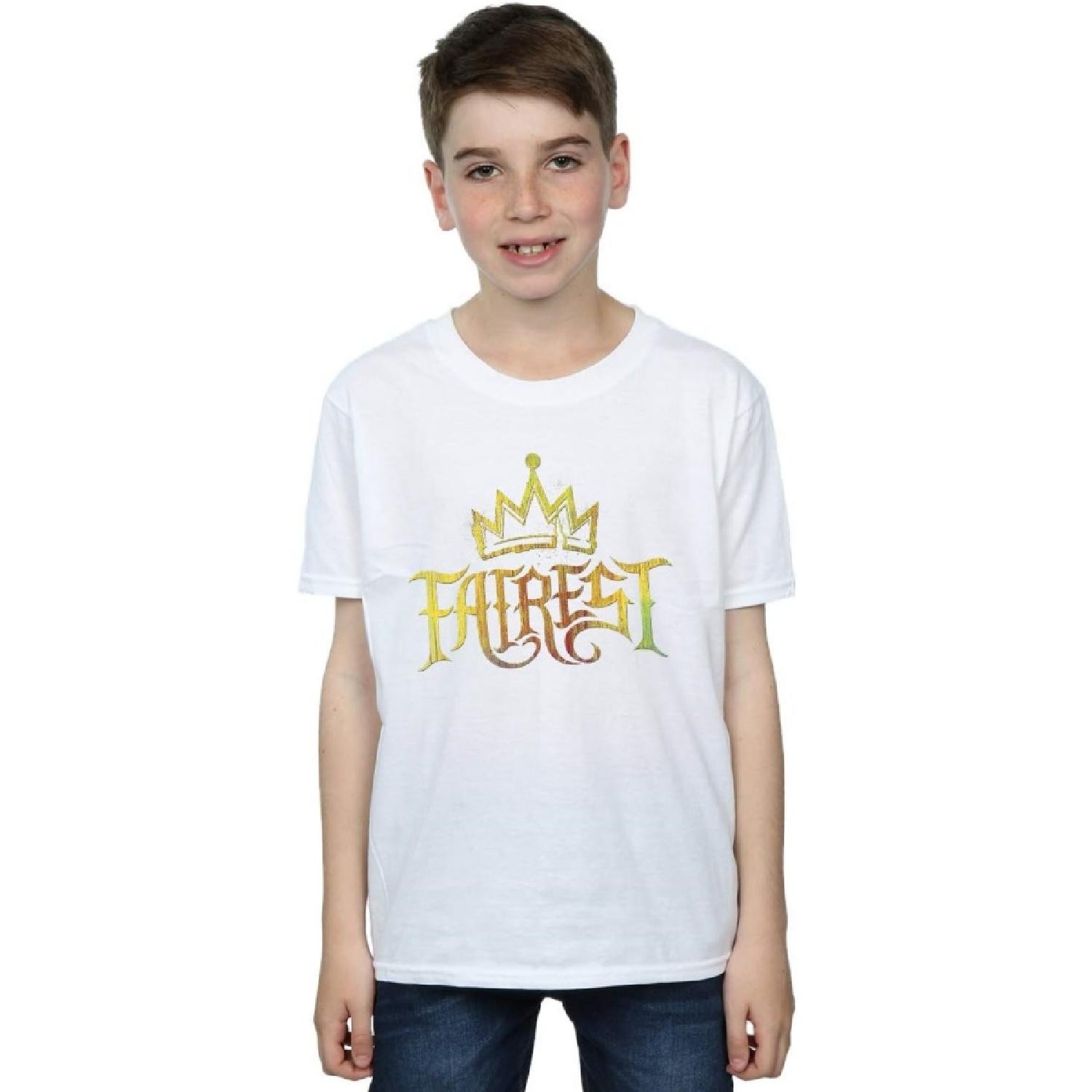 Disney Boys The Descendants Fairest Gold T-Shirt White 5-6 Years XXXXXL белый
