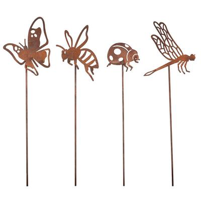 Garden Decoration On a Spike 4 Pcs