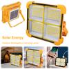 USB Rechargeable LED Solar Flood Light 400W Outdoor Emergency Light Strong Light Portable Camping Tent Lamp Work Repair Lighting