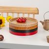 FengZhi Japanese Style Wooden Round Serving Tray