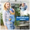 4-in-1 Ergonomic Adjustable Baby Carrier for Newborns from 8 To 32 Lbs
