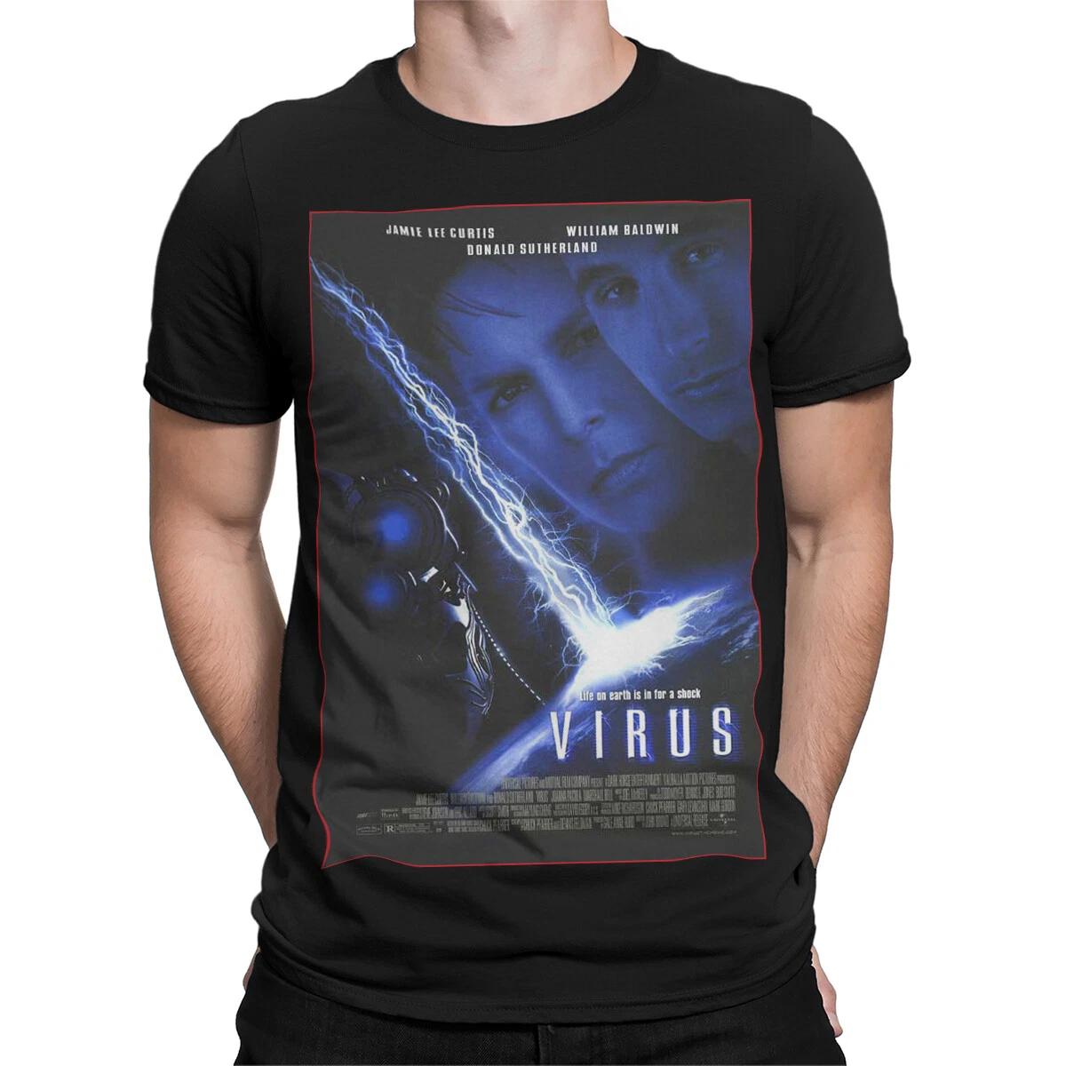 

Virus Movie Sci Fi Horror Jamie Lee Curtis William Baldwin Mens T-Shirt Womens S