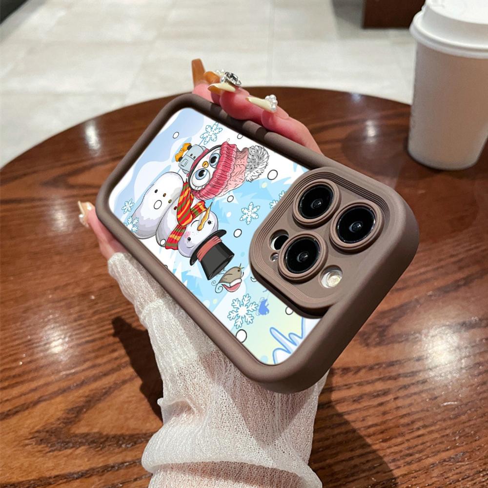 Ae103 Christmas Tree Christmas Phone Cases for Samsung M54 A72 M23 Moto G30 Google Pixel 9 OnePlus 11 Infinix Tecno Angel Eye Ladder Protective Cover