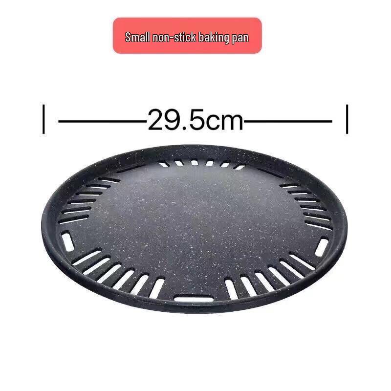 Koreanischer BBQ Runder Gusseisen Rauchloser Holzkohlegrill für Außen- und Innenbereich