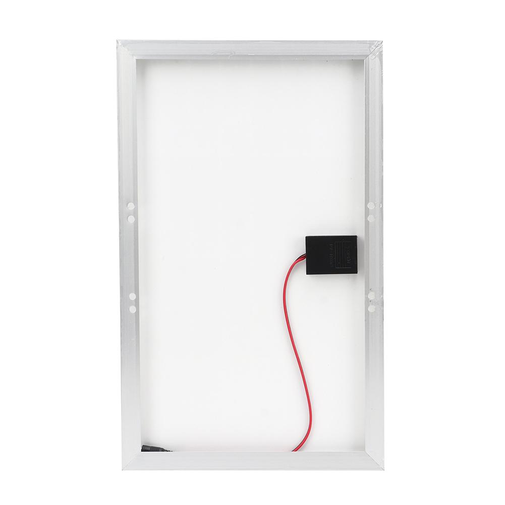 Polycrystalline Solar Panel With 60A Waterproof Controller And Battery Clip For RV Boat Camping Power System Kit