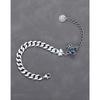 Niche Design Crown Heart-shaped Zircon Retro Tai Bracelet Female Personality Punk High-end Bracelet