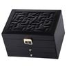 Stylish Multi Layer Jewelry Chest Multilayered Jewelry Storage Box Convenient PU Leather for Accessory Organization