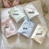 Candy Color Women's Mid-Waist Cotton Underwear - Breathable and Thin, Full Cotton Crotch, Perfect for Teens and Students.