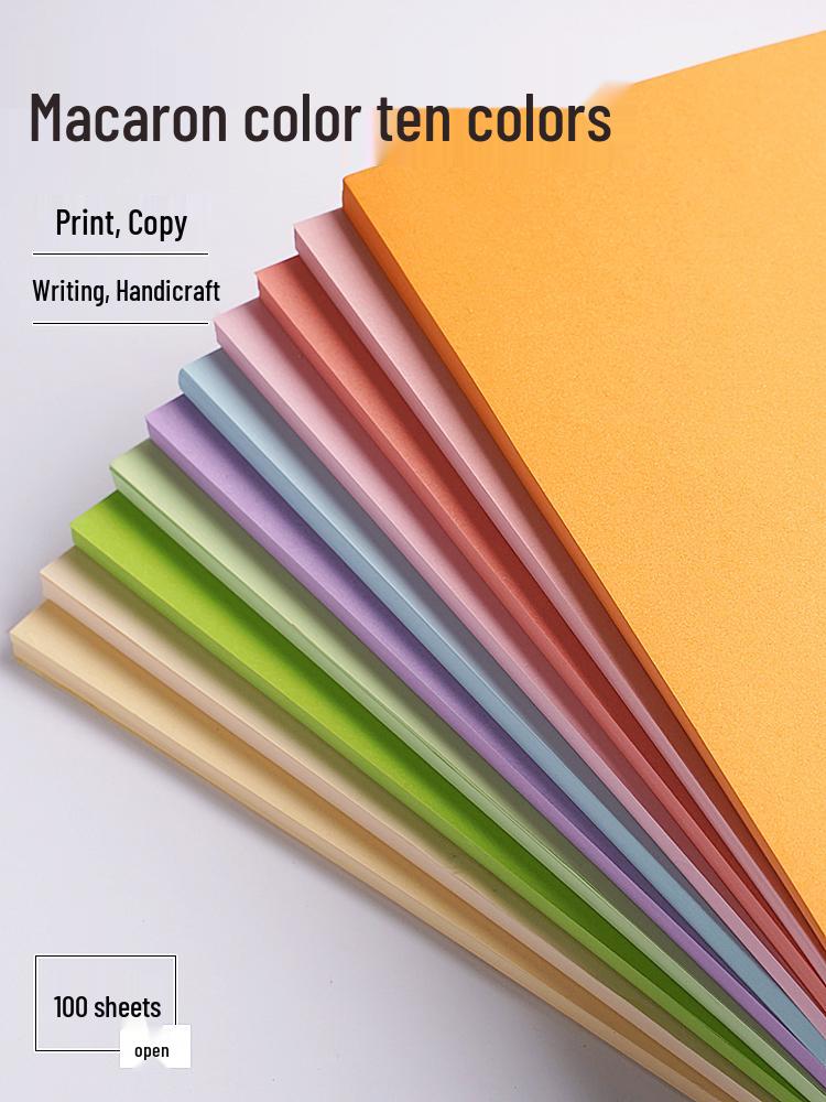 Macaron Color A4 Paper: Pink & Assorted, for Printing, Crafts, Origami & Kids' Projects