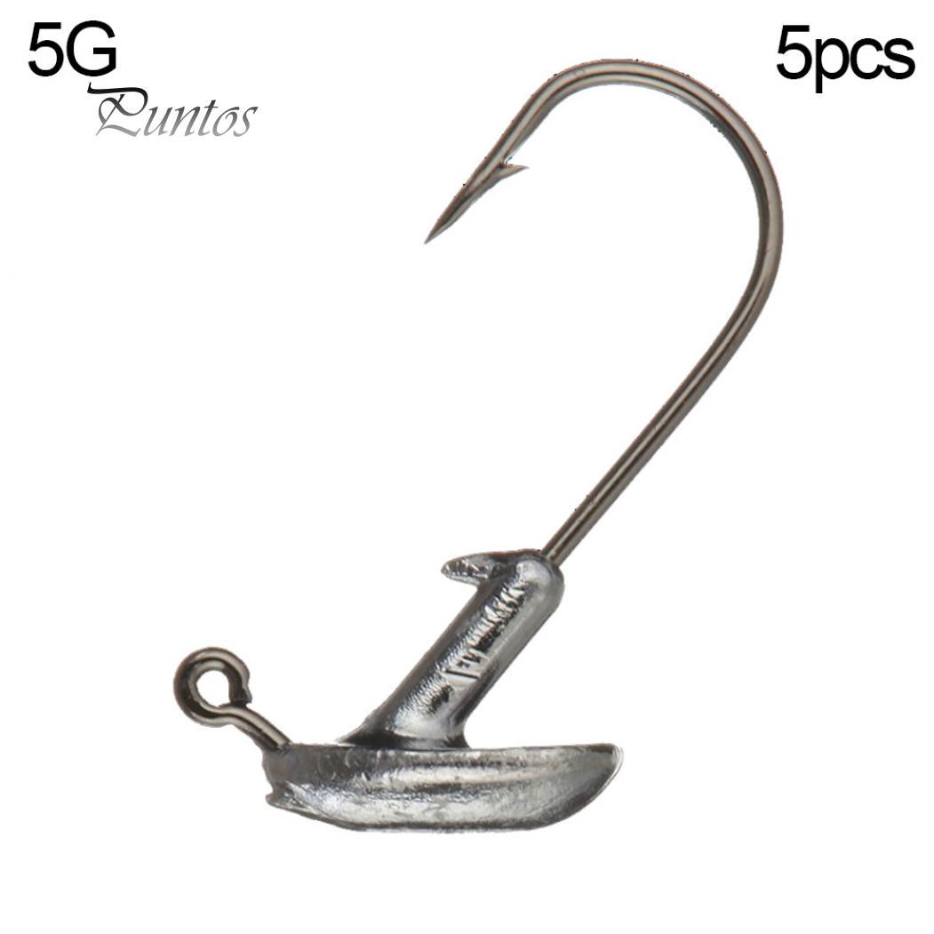 

Джиг-головка.5штук:3.5гр,5гр,7гр,10гр,14гр. 5g