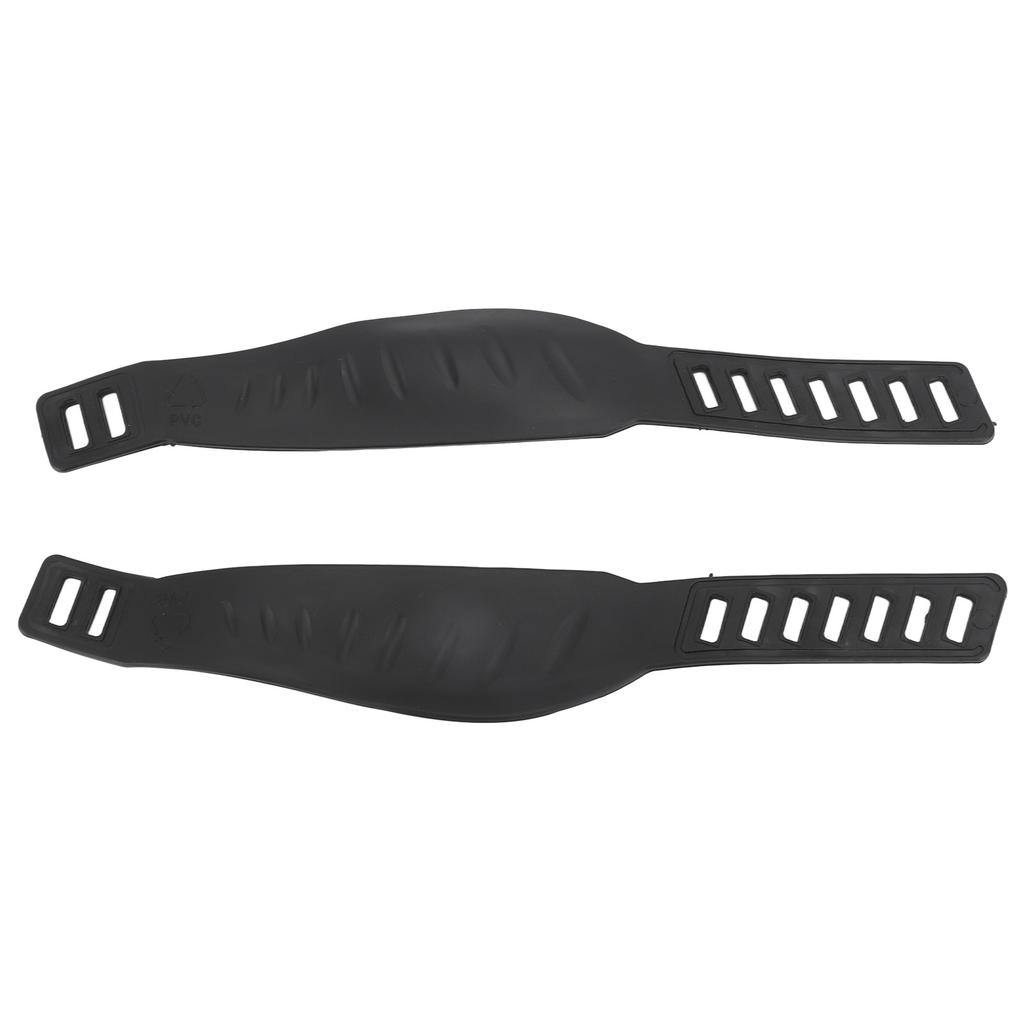 2 Paar Heimtrainer-Pedalriemen Verstellbare Universal-Pedalriemen Passen auf die meisten Fahrradpedale Heimtrainer Fahrrad für Heim-Fitnessstudio