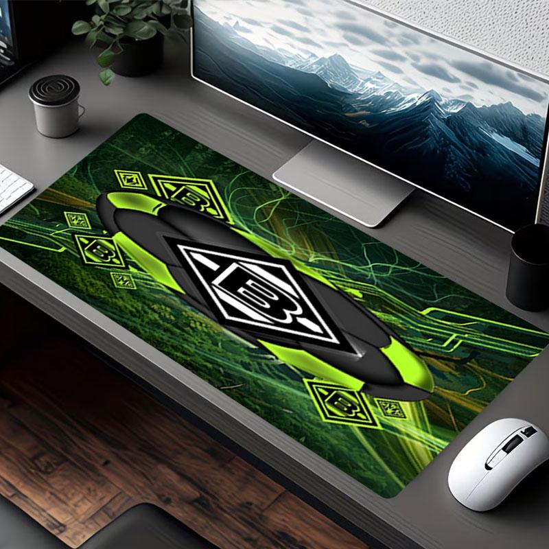 Borussia Mönchengladbach Print Mauspads, für Tastaturablage Laptop PC Matte für Büro Heimgebrauch, Schreibtischdekoration, Perfektes Geburtstagsgeschenk für Gamer