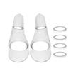 New 1 Pair Car Audio Speaker A Column Tweeter Bracket Gasket for 2 C1F2
