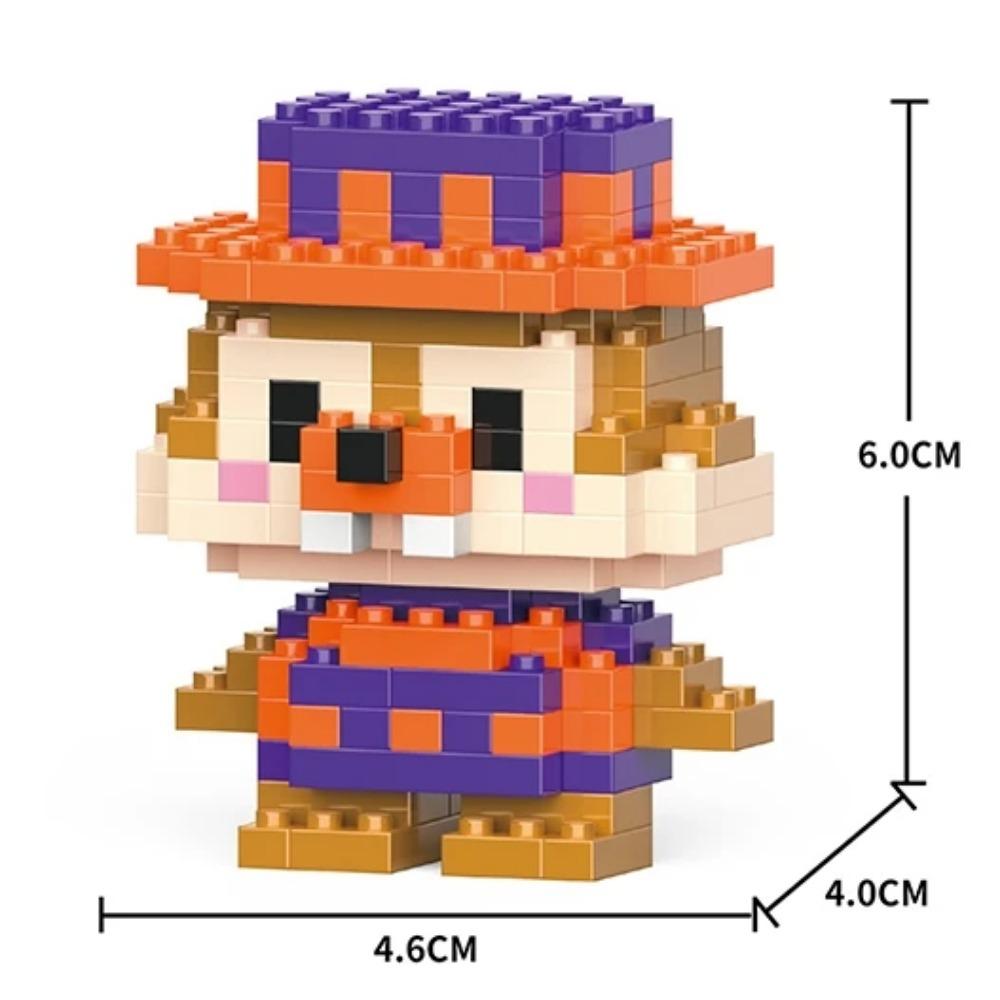Disney Anime Princess Building Blocks Stitch Mickey Mouse mini Action toy Figures Blocks Toys Bricks Assemble Toys Kids Gifts