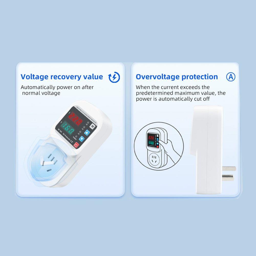 Automatic Reclosing Voltage Protector Socket Overvoltage Protector Equipment Protection