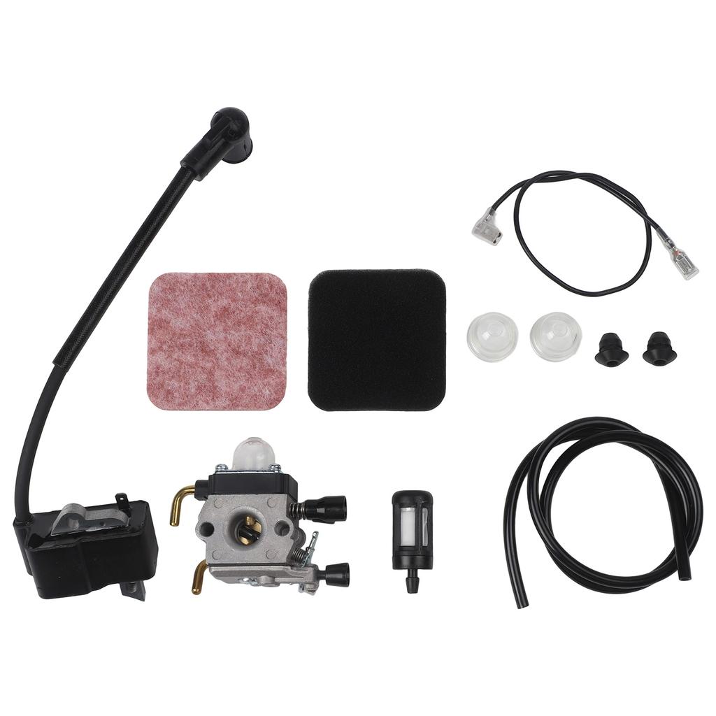 1set Ignition Coil Carburetor Air Filters Kit Replacement For Fs80R Fs85 For FS80 Hs80 Ht75 Hs75 Hs85 Trimmers Garden Equipment
