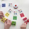 Rubik's Cube Face Face Expression Matching Change Puzzle Block Infant Childrens Board Game, Popular Korean Game