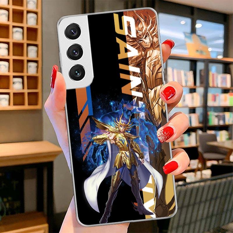 Anime Saint Seiya Cover Phone Case For Samsung Galaxy S26 S25 Edge S24 Ultra S23 S22 Plus S21 S20 FE Soft Fundas Shell Galaxy S2