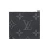 Louis Vuitton Key Pouch Monogram Eclipse Reverse Canvas Men Pouches Grey M80905