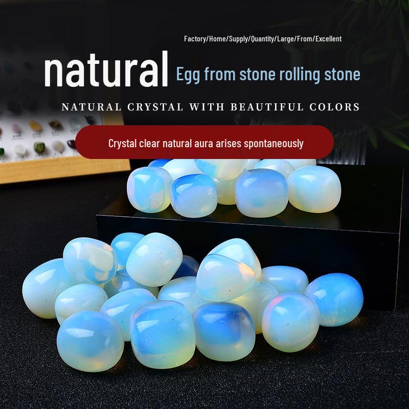 Натуральные крупные опаловые галтовки для декоративных аквариумов и кристаллов Будды 1-2cm 100g