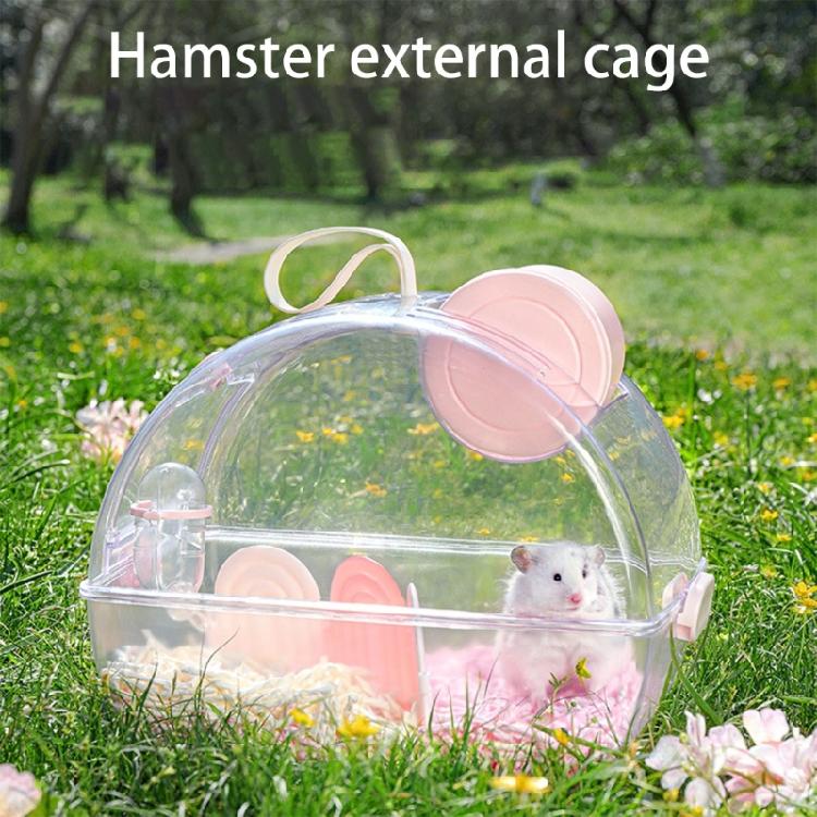 Small Animal Hamster Guinea Pigs Carriers with Water Dispenser for Travel