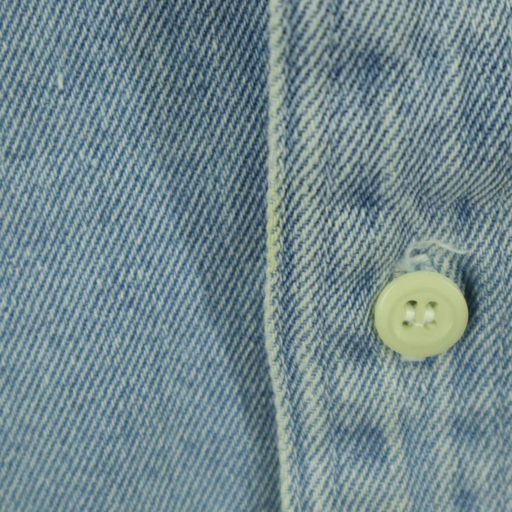 GAP 90s Old Long sleeve Denim shirt S blue Men's Used