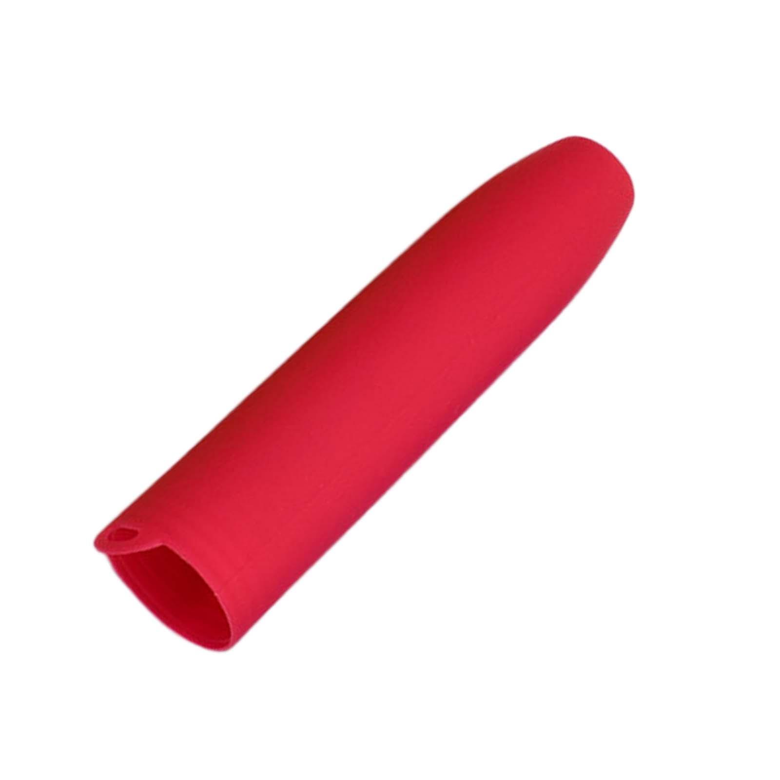 

Pot Handle Cover Easy to Install Multifunctional Anti Scalding Wok Handle Insulation Cover for Kitchen Household Wok Frying Pan червоний