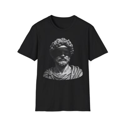Seneca Marmorstatue T-Shirt: Antiker Römischer Philosoph Unisex T-Shirt