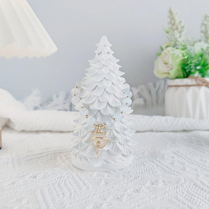 Delicate Christmas Tree Silicone Mold DIY Geometric Jewelry Holder Molds Aromatherapy Soap Casting Mould Handmade Gift