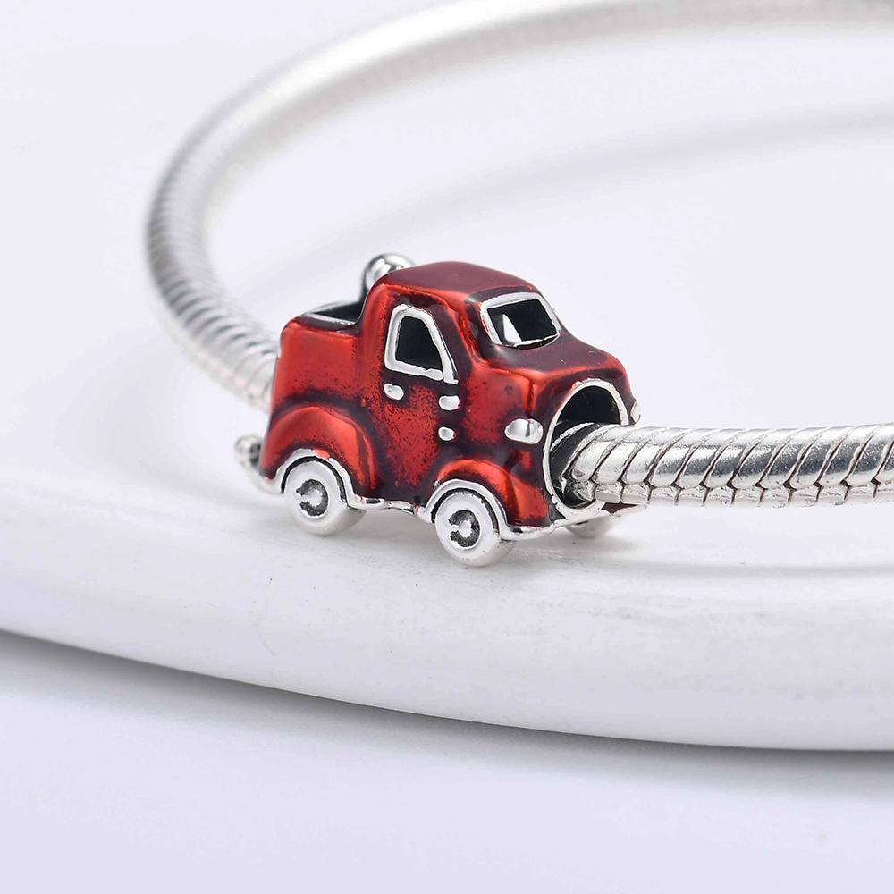 New Copper Charm Fit Original Bracelet Accessories Women Jewelry Vehicle Series Bicycle Motorcycle Helmet