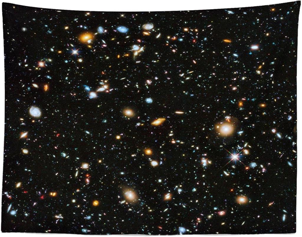Galaxy Space Tapestry Outer Space Universe Colorful Nebula Starry Sky Background for Kids Girl Boy Artistic Party Decoration