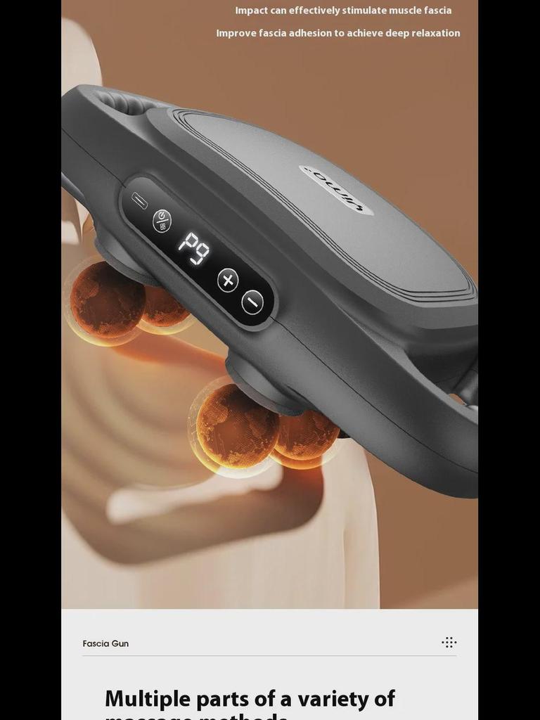 Six-Head Fascia Gun Muscle Relaxer: Deep Tissue Neck and Muscle Massager