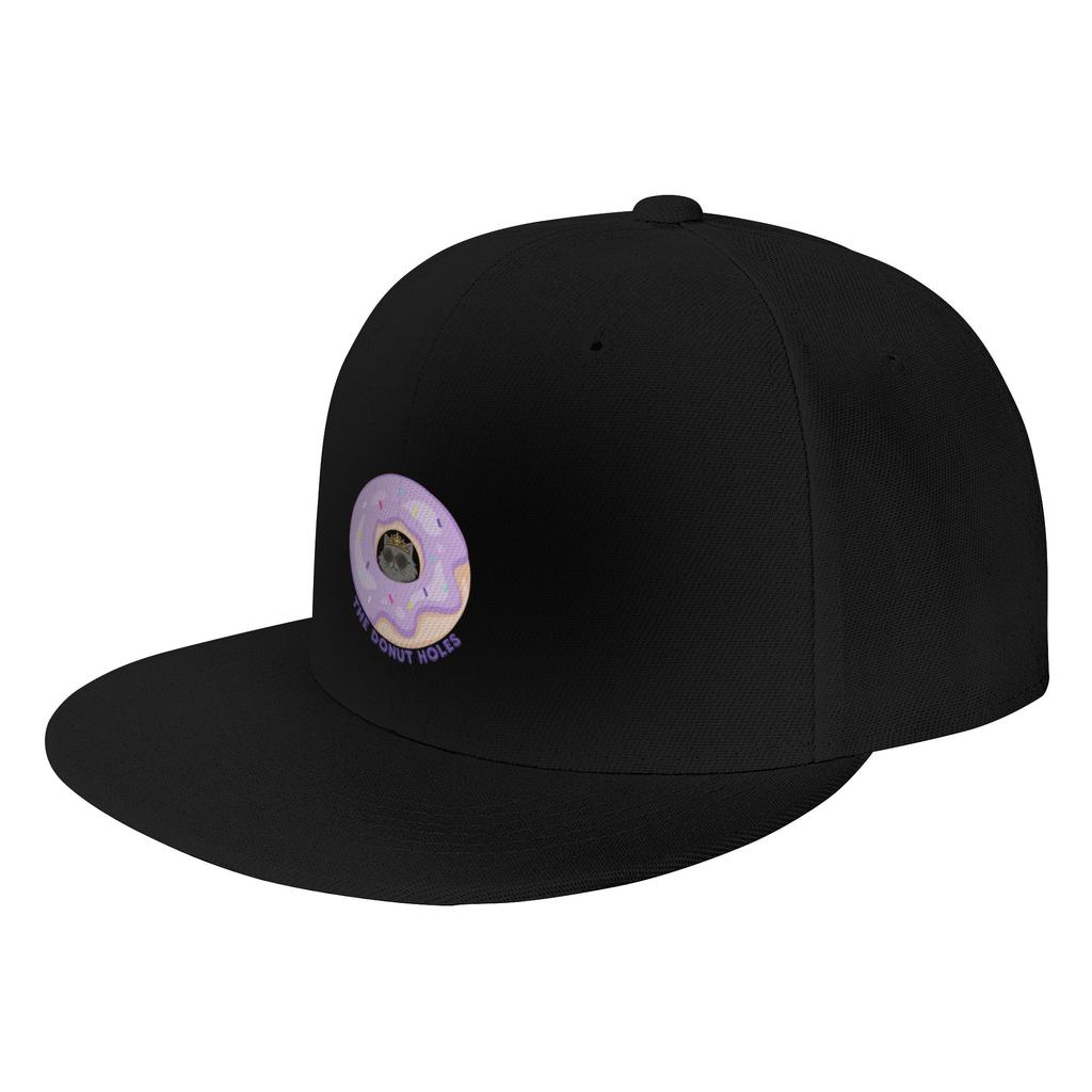 Fashion Cat Princess In a Dungeon The Donut Holes Fan Club Flat Brim Sun Hat Seaside Vacation Golf Cap