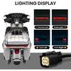 PSLER Motorcycle Rear Tour Pack LED Lid Light Motorcycle Lighting Accessory Running Light Brake Light Turn Signal Blinker for CVO Electra Glide Ultra