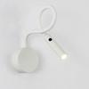 JOYINLED Gooseneck Reading Wall Lamp, Flexible Adjustable Aluminum Wall Light with Switch for Bedside Desk Study[Black, White]