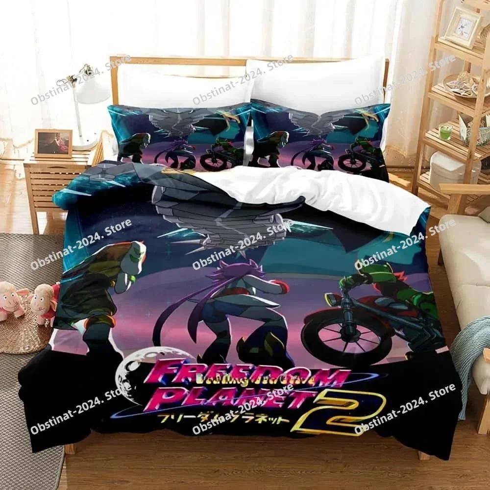 Top New Game Fredom Planet Beding Set Printed Bed Linen Set With Pilowcase Bed Soft Duvet Cover Soft Single Double Quen Super King-Sized Dimensionsd