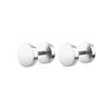 2pcs 16G Colorful Stainless Steel Round Stud Earrings For Women Dumbbell Piercing Earrings Men Punk Jewelry 8mm 10mm