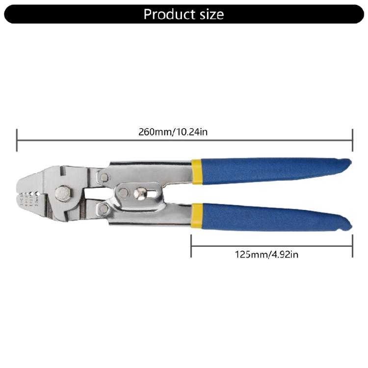 Wire Rope Crimping Tool Stainless Steel Wire Rope Sleeve Crimper Tool Kit Stainless Steel Wire Rope Crimping Plier