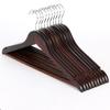 High-Grade Natural Wooden Shirt Coat Hangers Garments Clothes Trouser Bar