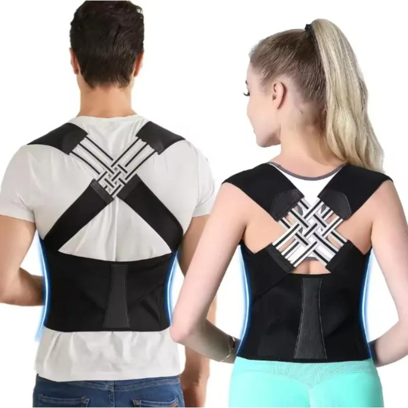 Back Support Hunchback Correction Belt Posture Corrector Comfortable Adjustable Unisex Spine Shoulder Lumbar Posture Correction