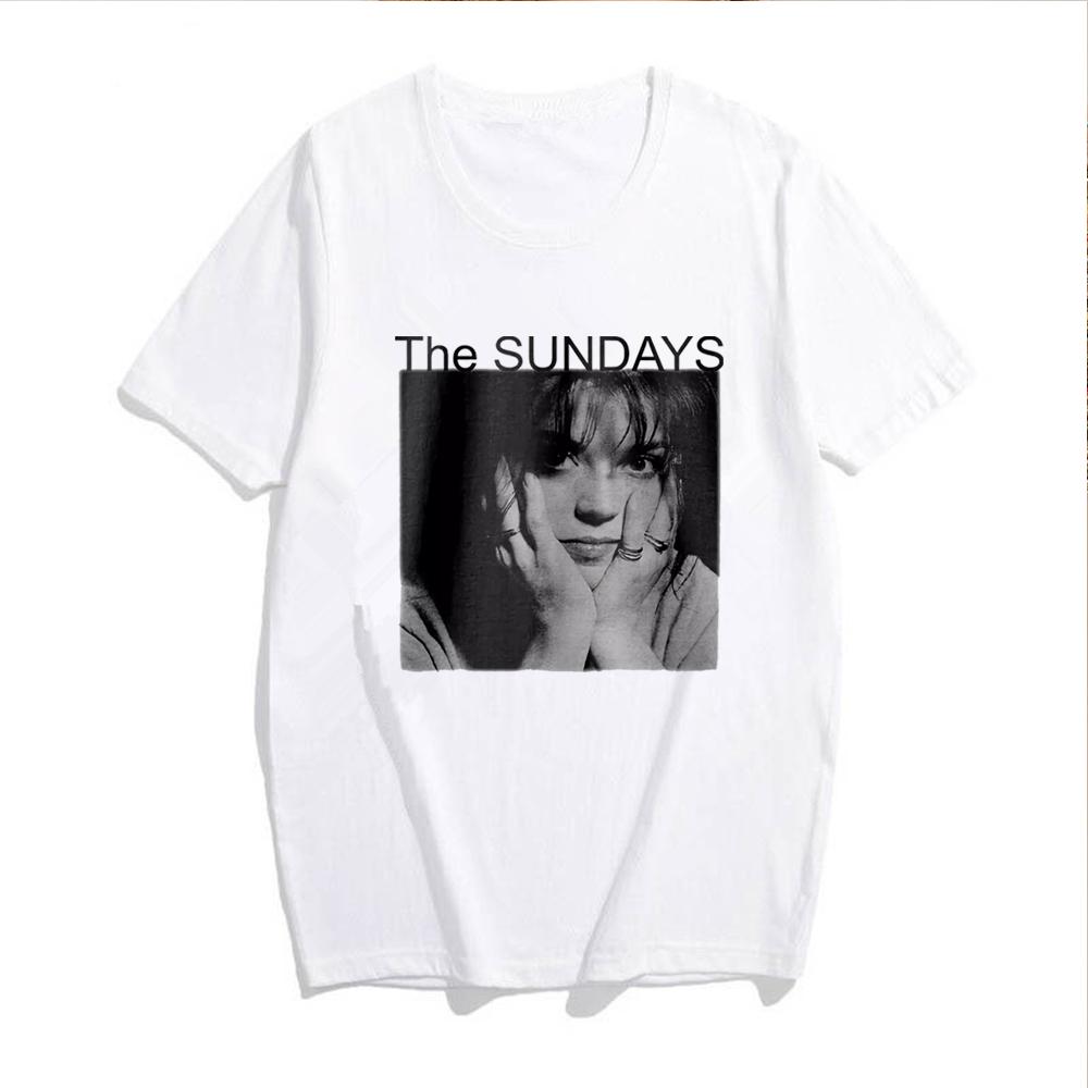 The Sundays T-shirt Unisex Shoegaze Indie Rock Inspirerad 90-tals Grafisk T-shirt Musikbandströja Musik Merch Y2K Topp Gåvor Till Fan