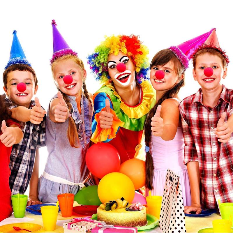 10pc Red Foam Sponge Noses Novelty Cosplay Nose Clown Nose for Christmas Comic Costume Party Favors Magic Dress Circus Kid Adult