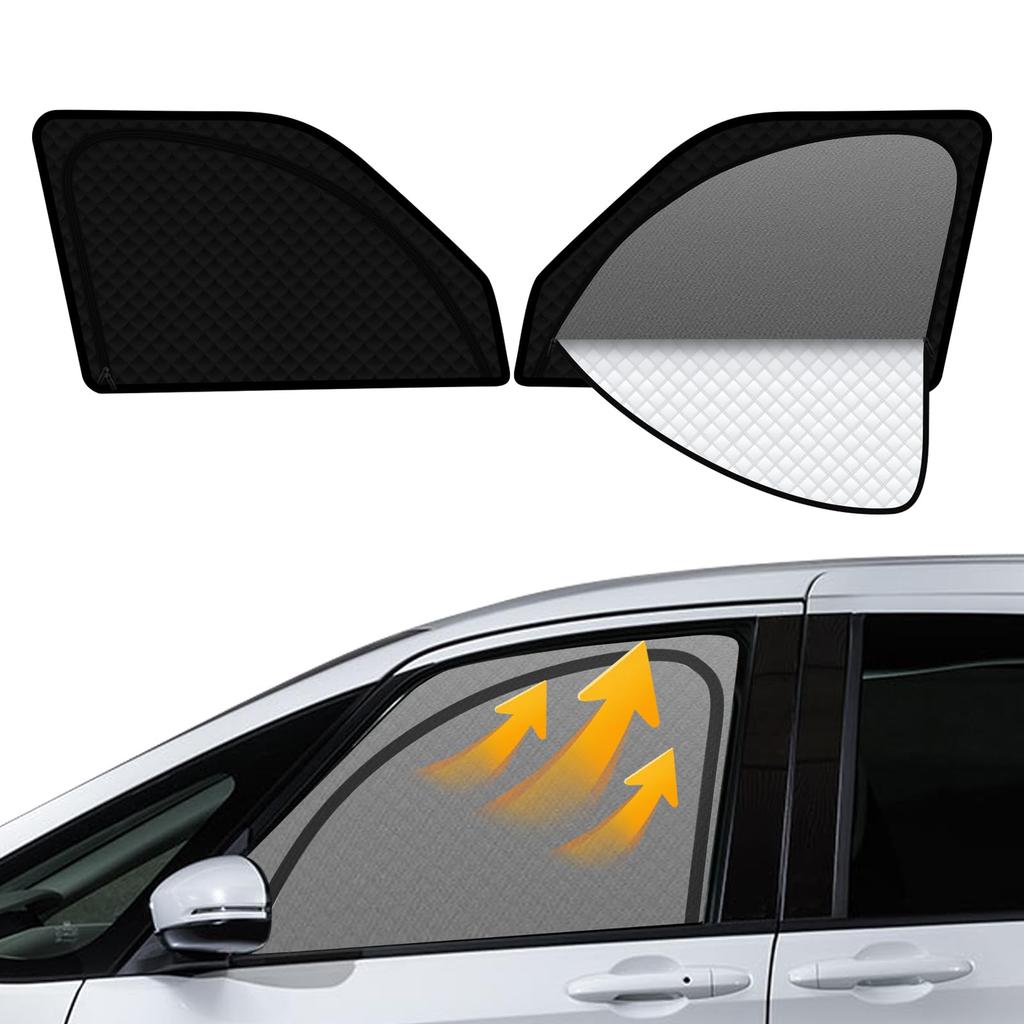 Integrated Sunshade for Honda Freed Easy Installation and Magnetic Mesh Light Side Sunshades for Driver and Passenger 2 Panels 2-in-1 GB5/6/7/8