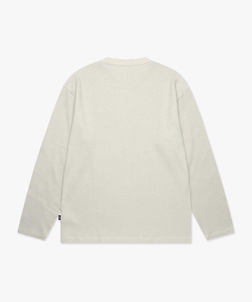 LMC Waffle Og Long Slv Tee Sand