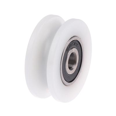 1 stuks 5*26.5*10 mm U-vormige lagerrol Mute Elasticiteitsrol Katrol Dubbel Lager Kunststof Schijf