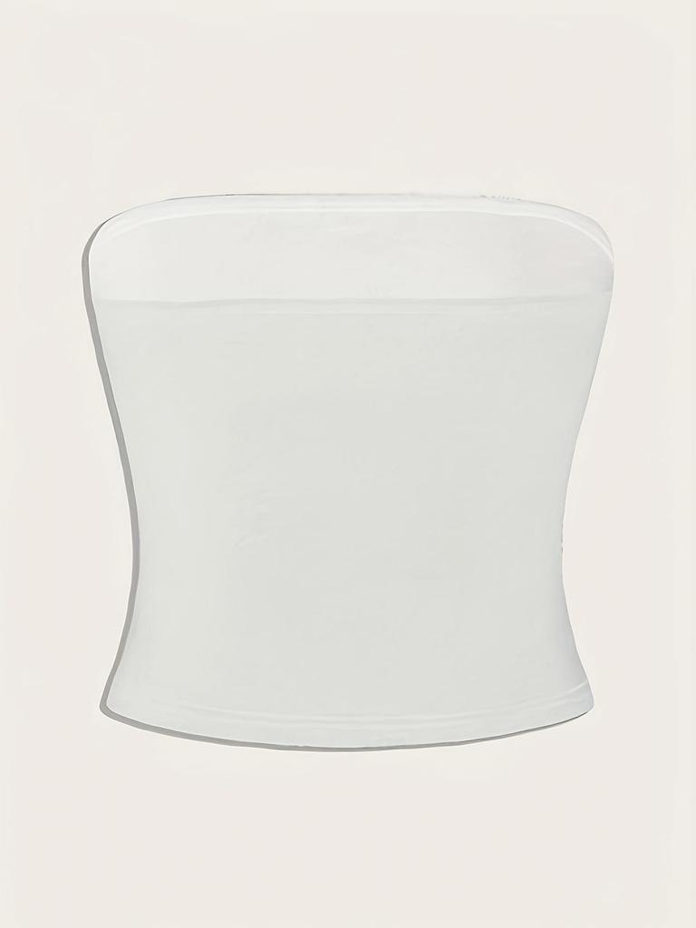 Women's Burnout Slim-Fit Bandeau Top [Exclusive] European & American Fashion