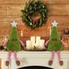 Christmas Plush Doll Ornaments Cute Long Leg Xmas Tree Hanging Pendant Navidad Natal Home Decoration New Year Kids Gifts