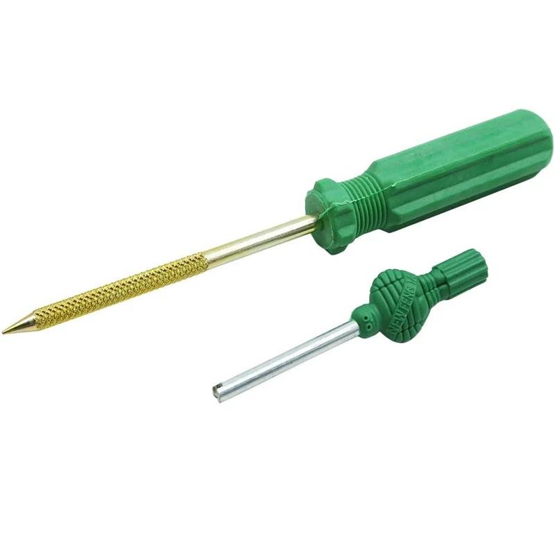 Werkzeugsatz für die Reparatur von schlauchlosen Autorädern mit Vakuumreifen, Vakuum-Reifenreparaturpistolensatz mit Pilzstopfen