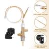 Propane Gas Patio Heater Room Space Heater & Outdoor Patio Heater Replacement Main Control Brass Safety Valve With Pilot Port