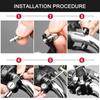 1Pcs Safety Helmet Lock Battery Car Universal Motorcycle Padlock Fixed Hook Locks Anti-theft Handle